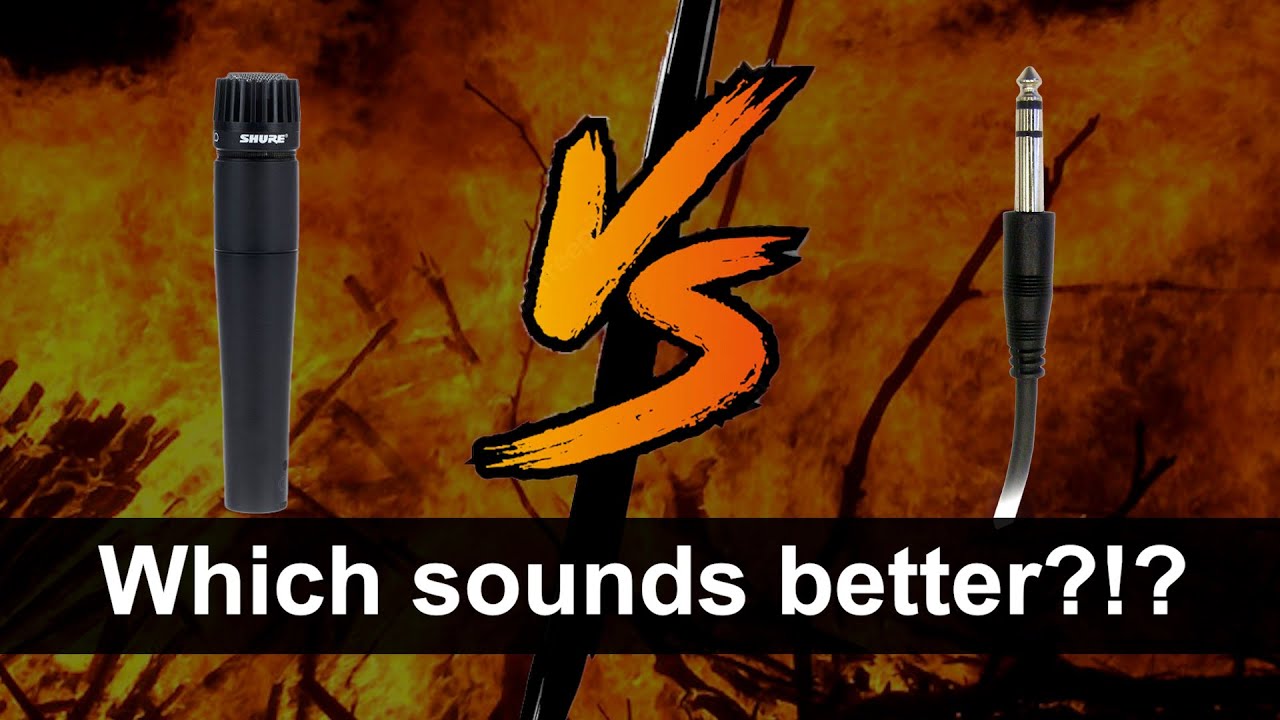 Mic vs Direct Input Sound Test
