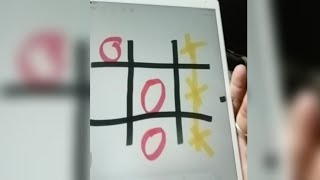 Tic tac toe game|Game with girlfriend|Cross zero game|Fun game|Couple's game|Video call Whatsapp screenshot 1