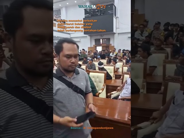 DPRD GARUT DI DATANGI WARGA DARI 3 KABUPATEN