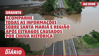 AO VIVO: acompanhe a situação da chuva em Santa Maria e região