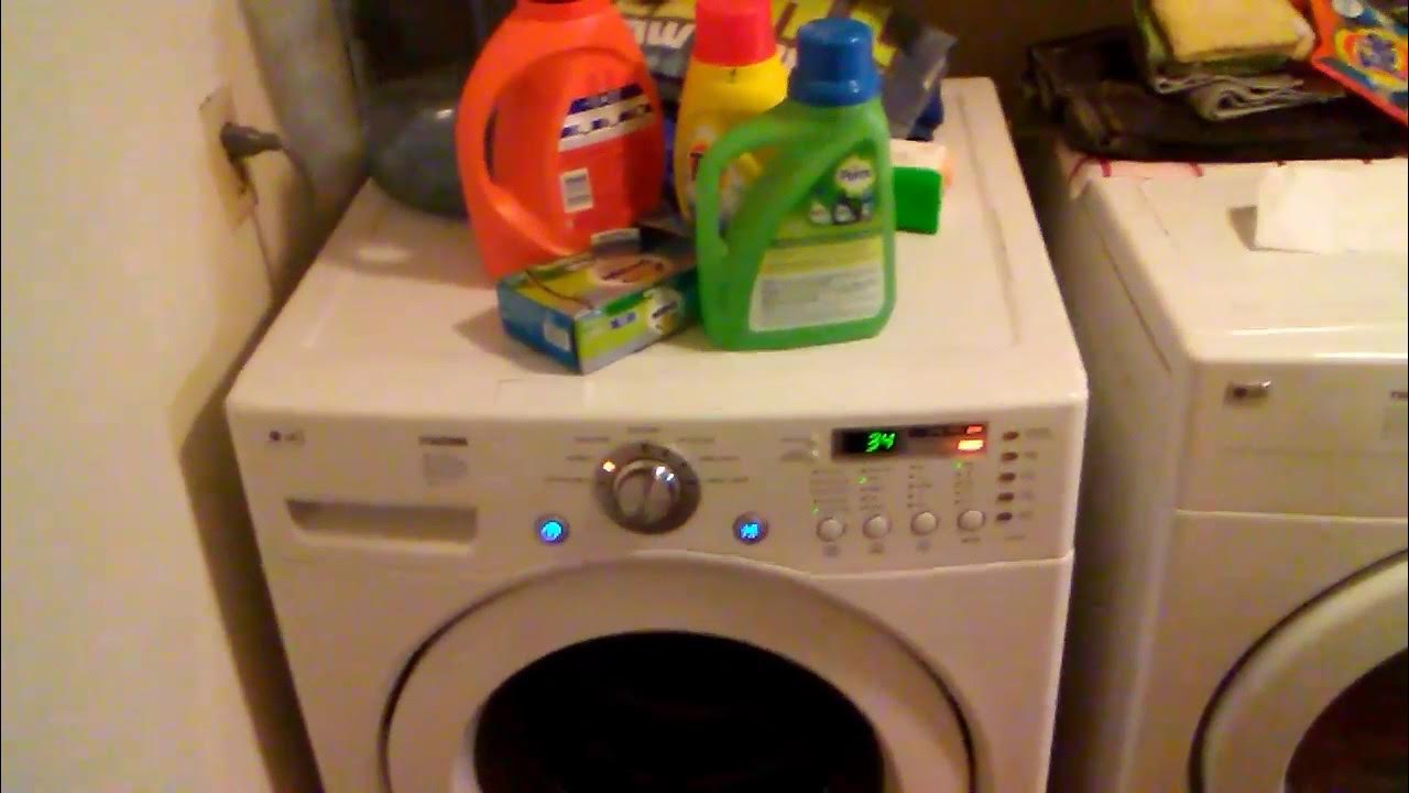 LG froad load washer out of balance. YouTube
