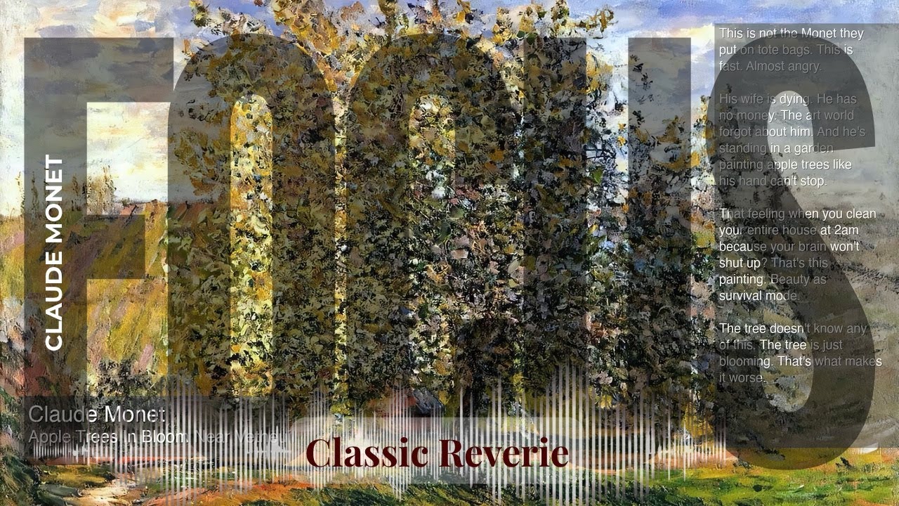 Focus - Classic Reverie with Claude Monet | Apple Trees In Bloom Near Vetheuil & others