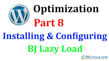 WordPress Optimization Part 8: Installing & Configuring BJ Lazy Load
