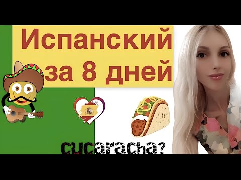 ИСПАНСКИЙ ЯЗЫК ЗА 8 ДНЕЙ 16 ГЛАГОЛОВ КУРС А1 ДЛЯ НАЧИНАЮЩИХ