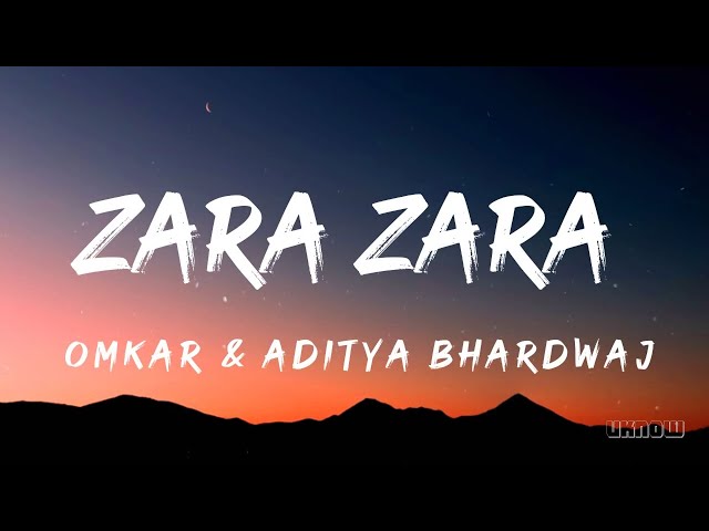 Zara Zara Behekta Hai (Lyrics) - Omkar u0026 Aditya Bhardwaj class=