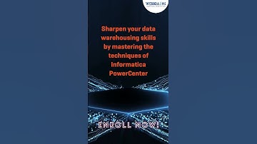 Informatica PowerCenter training. Enroll now!........#datawarehouse