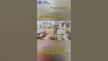 Soft Waffle Maker|Semi-Automatic Round Waffles Making Machine|Buttermilk Waffles Making Machine