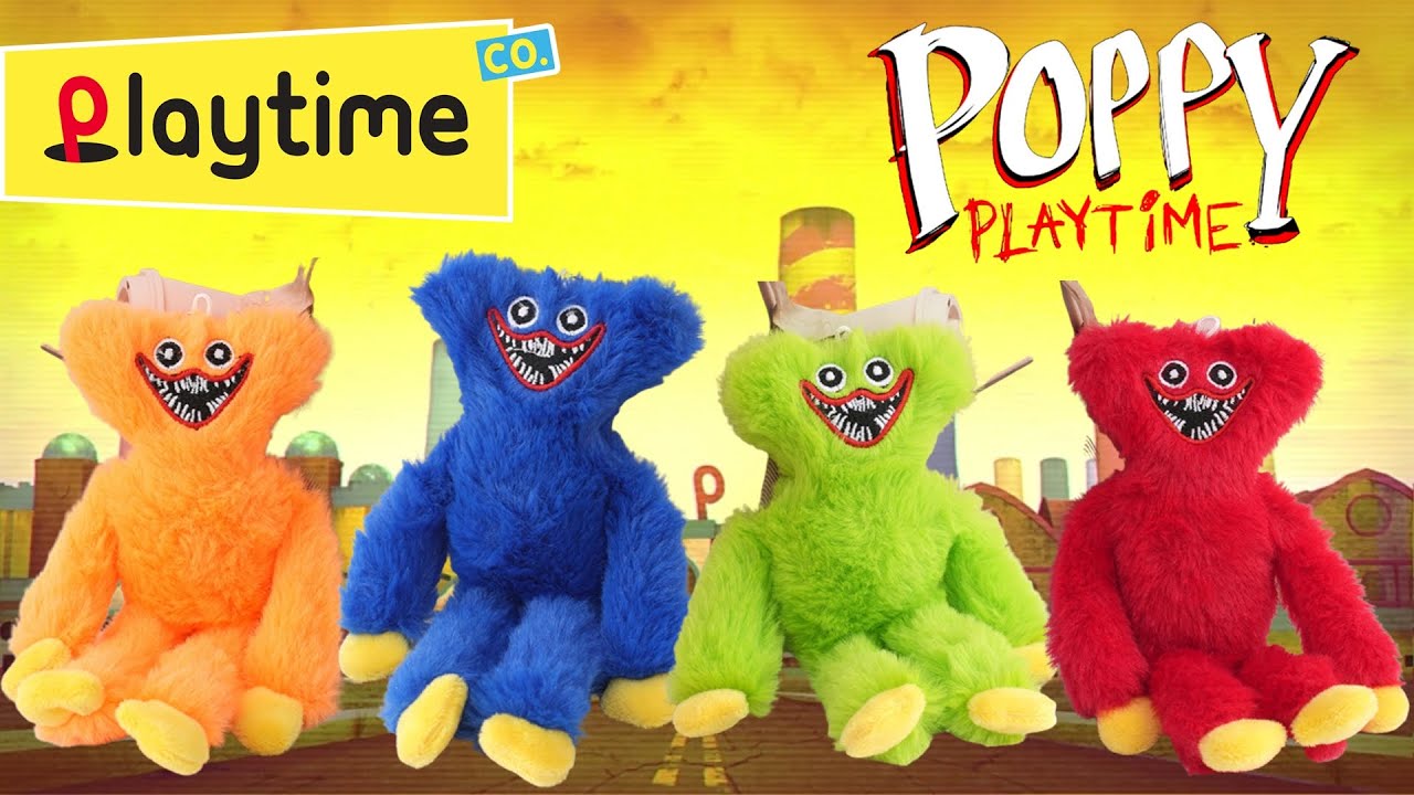Poppy Play Time Miniaturas Kit Com 8 Bonecos Huggy Wuggy