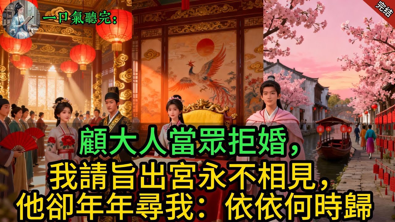 顧大人當眾拒婚，我請旨出宮永不相見，他卻年年尋我：依依何時歸