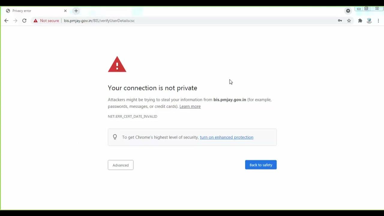 Ошибка net err cert invalid. Your connection is not private. net::err_cert_date_invalid. why your connection is not private.
