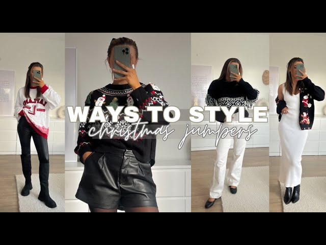 how to dress up a christmas jumper Ways To Wear It: Christmas Jumper Day to Night with PrettyLittleThing