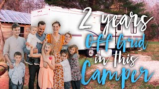 9 People 2 Years in 1 Camper
