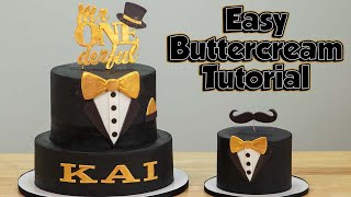Tuxedo Birthday Cake