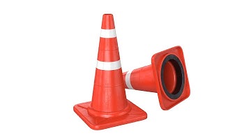 Traffic cone 3D model