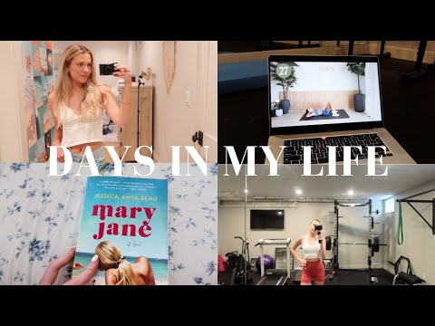 Vlog: getting back into routines, being productive, trying hair rollers, self tan routine