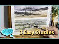 Magical Simplicity! Easy Studies You Should Try in Watercolor Landscapes