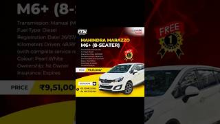 Mahindra Marazzo M6+ (8-Seater), Fast Track Wheels, Thane