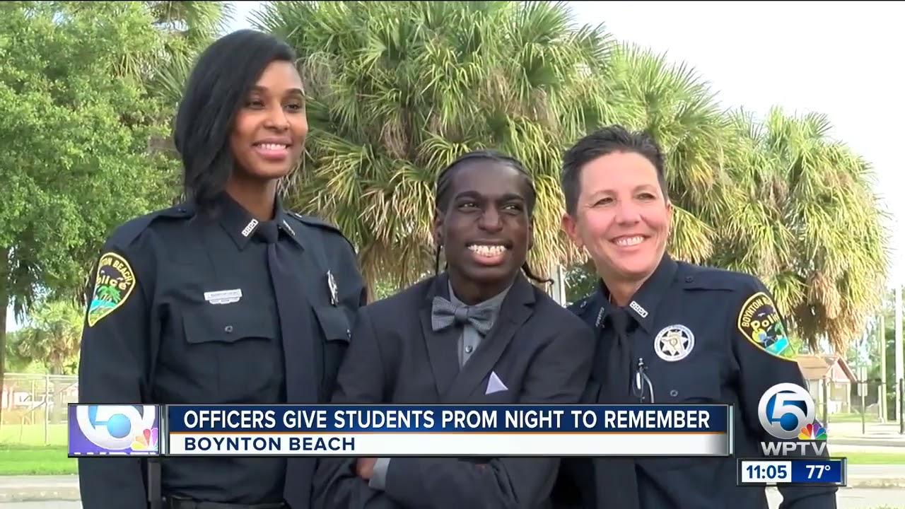 Boynton Beach police officers give special needs students a prom to