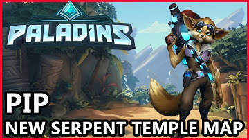 Paladins Pip Gameplay - New Serpent Temple Map! - Paladins Gameplay Serpent Temple