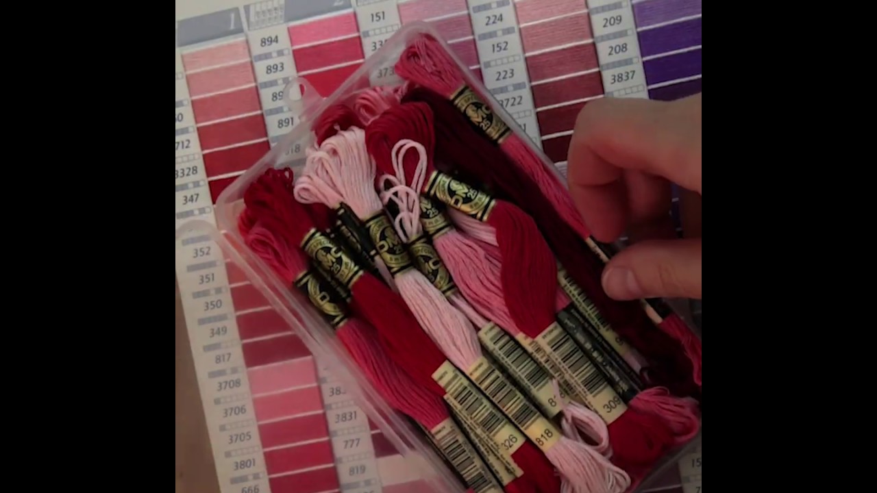 How to organize embroidery threads (part 2) YouTube