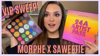 Morphe VIP Sweep by Saweetie | 24A Artist Pass Palette + Full Collection