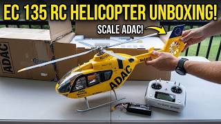 Unboxing new upgrade of EC135  Scale 470L Helicopter