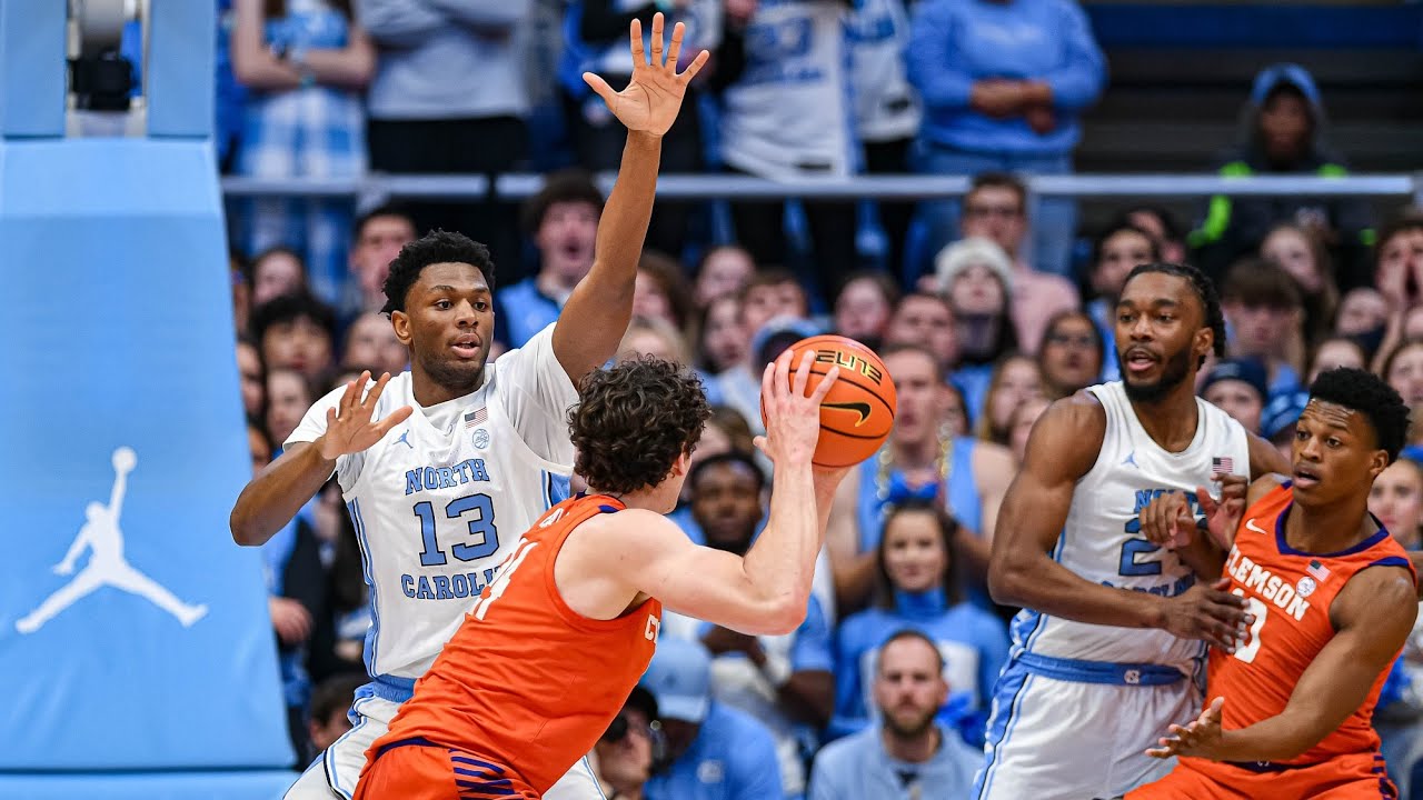 Video: Tar Heels Can't Get Over Hump, Fall at Home To Clemson - Highlights