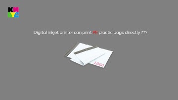 KMBYC Single pass printer for PE Plastic packing bags