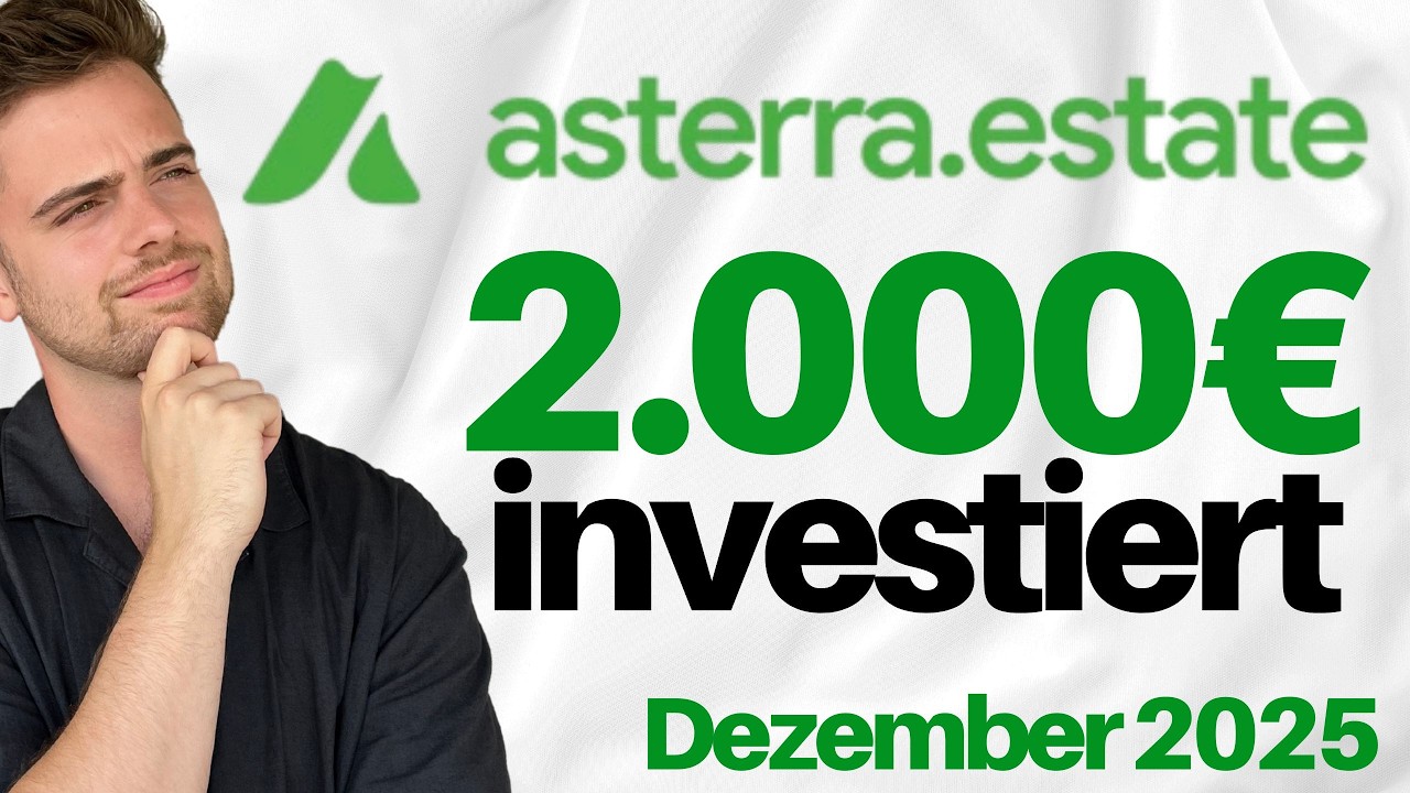 2.000€ auf ASTERRA investiert! 15% Zinsen & 5% Cashback!? 🤯💸 | Asterra Estate P2P Erfahrungen