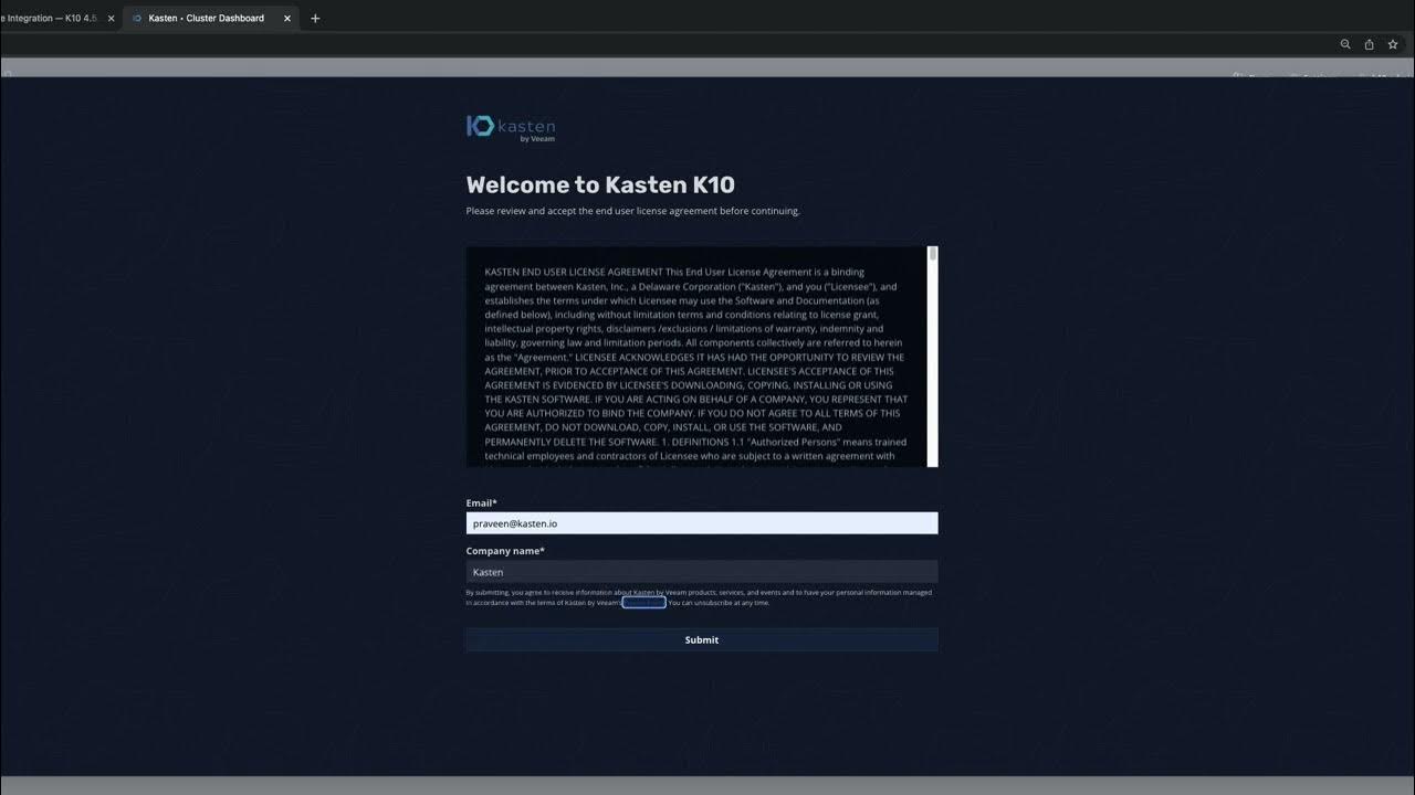 Kasten K10 can protect and restore apps using Filestore CSI driver