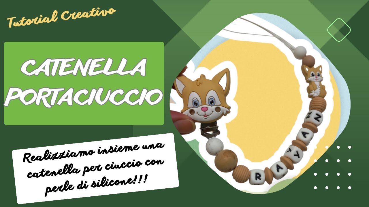 CATENELLA PORTACIUCCIO PERSONALIZZATA: come realizzarla in modo semplice e  sicuro!!! 