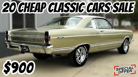 20 Cheap Classic Cars! Up for Sale by Owners, Today