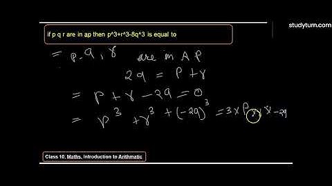 If p, q, r are in A.P  p^(3)+r^(3)-8q^(3)is equal to