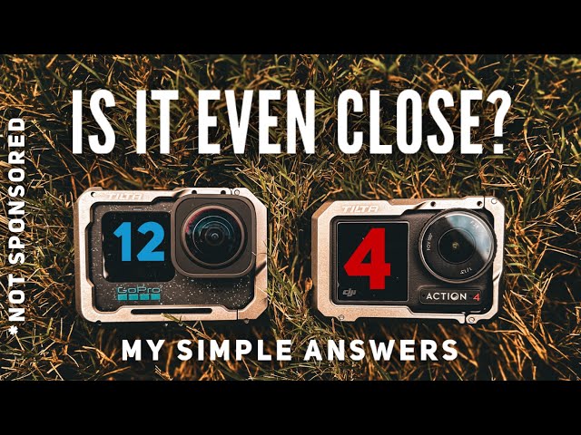 GoPro Hero 12 vs DJI Osmo Action 4: A Comparison of Features and