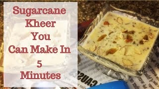How to make sugar cane kheer | Rashkheer Recipe Video Hindi | kheer recipe | sugarcane kheer