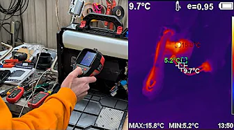 Kroak all-in-one toolbox diesel heater output testing