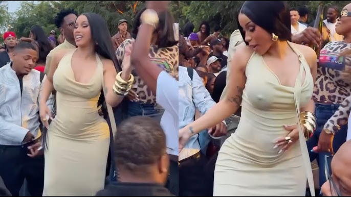 Cardi B Seemingly PREGNANT By Stefon Diggs After Pulling Up To BET Award Party With Belly Poking Out