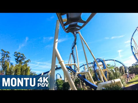 Montu Inverted Roller Coaster Busch Gardens Tampa Bay