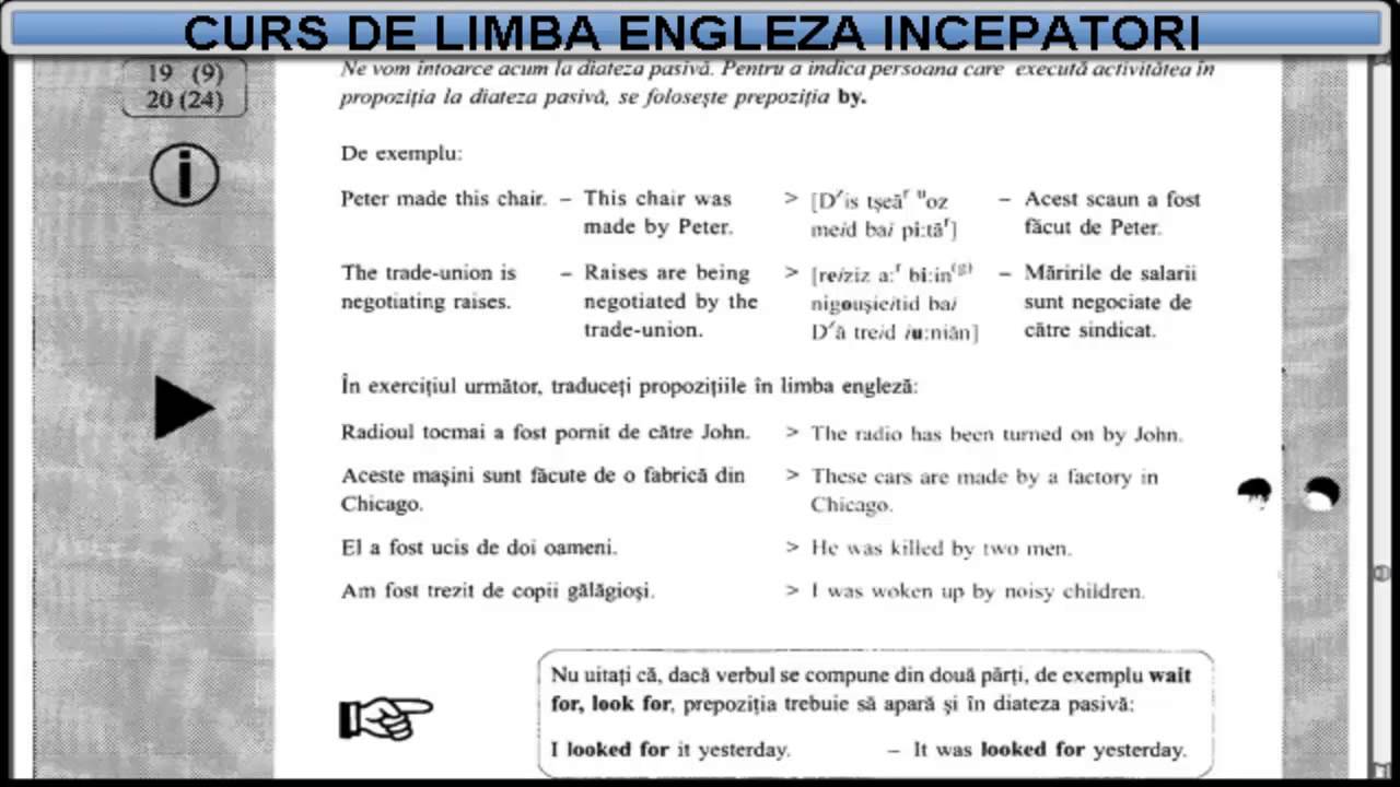 Curs De Limba Engleza Incepatori Tema Vocabular Lectia 20