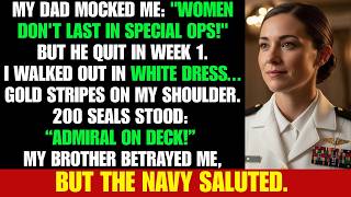 My Dad Mocked Me at My Wedding — Then the Band Stopped as 200 SEALs Stood: “ADMIRAL ON DECK!”
