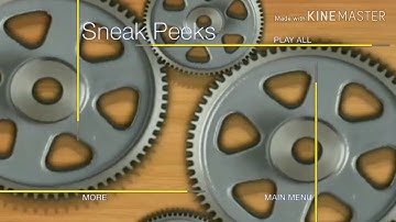 Sneak Peeks Menu Template