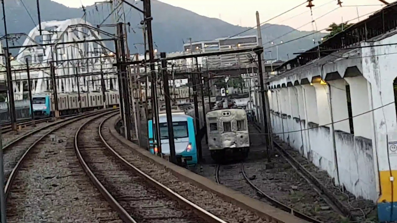 Supervia - Série 500 ER 503 Central x Pavuna (Parador Belford Roxo).