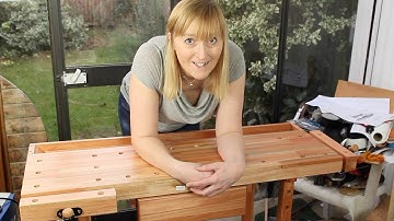 VidaXL carpentry workbench unboxing and setup