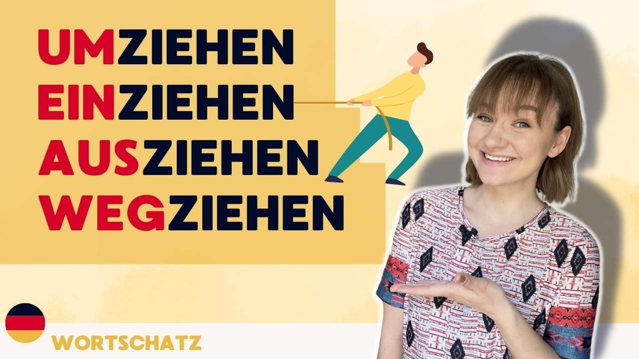 EXPLAINED: (sich) ausziehen, (sich) umziehen, einziehen, anziehen etc