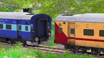 ICF BLUE AC FAILURE COACH REPLACE WDM3D | BUMPY RAILROAD | Train Simulator | Railworks | NTG GAMING