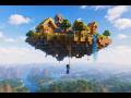 Minecraft - No sabía que esto puede existir! Aldea flotante en Minecraft 😳