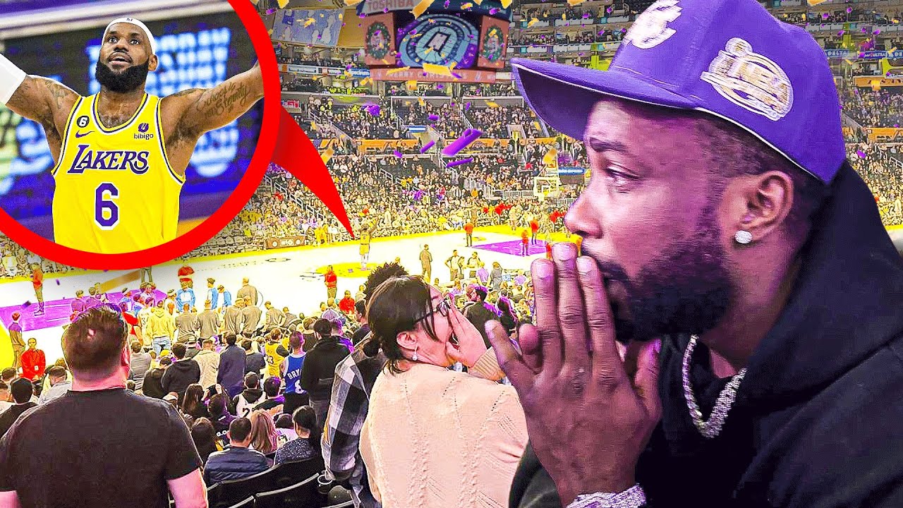 I Witnessed Lebron Break All Time Scoring Record Live! *Emotional*