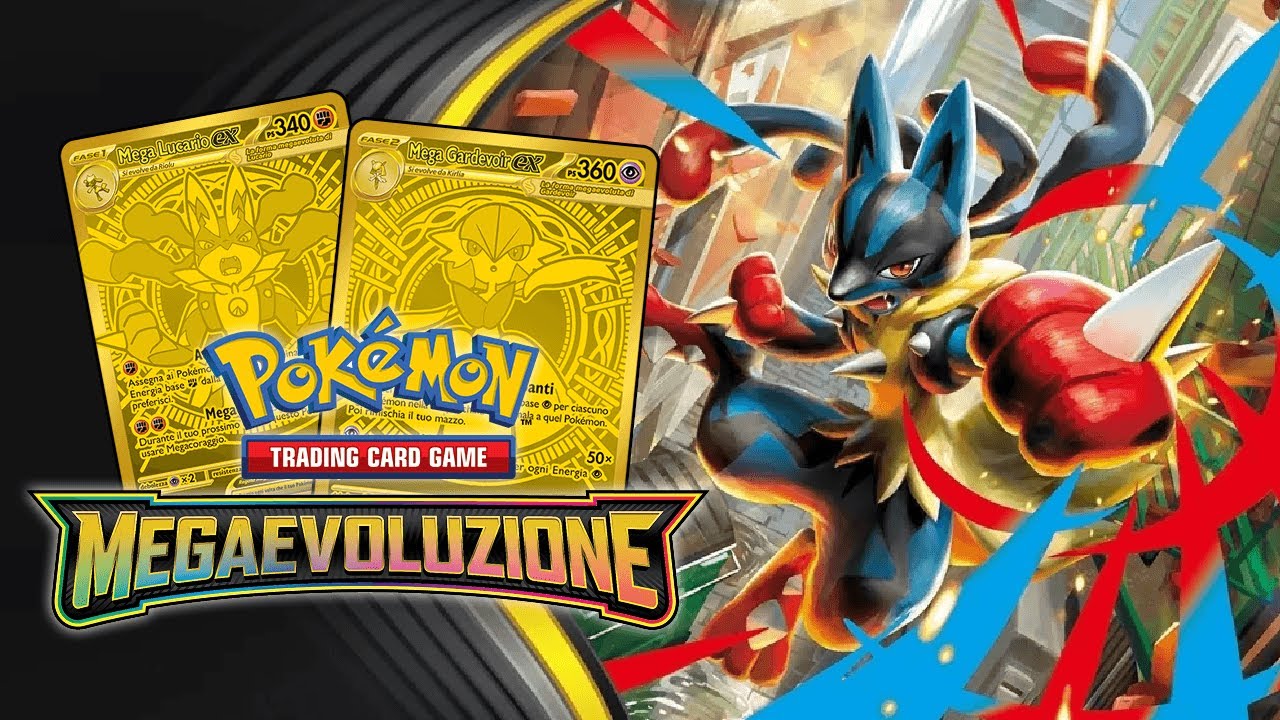 APRO LE NUOVE BUSTE DI ESPANSIONE POKEMON MEGAEVOLUZIONE - Pokémon TCG ...