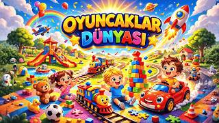 🧸 Oyuncaklar Dünyası | Eğitici ve Eğlenceli Çocuk Şarkısı 🚗🚂🚀