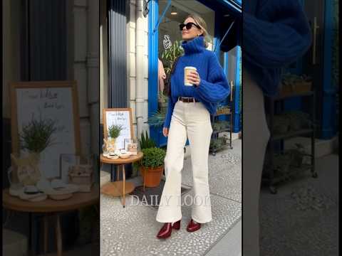 4050 실패 없는 블루 코디💙 옷 잘 입는 중년 4가지 스타일 제안! 당신의 pick은? #dailylook #ootd #중년패션코디  #Outfit